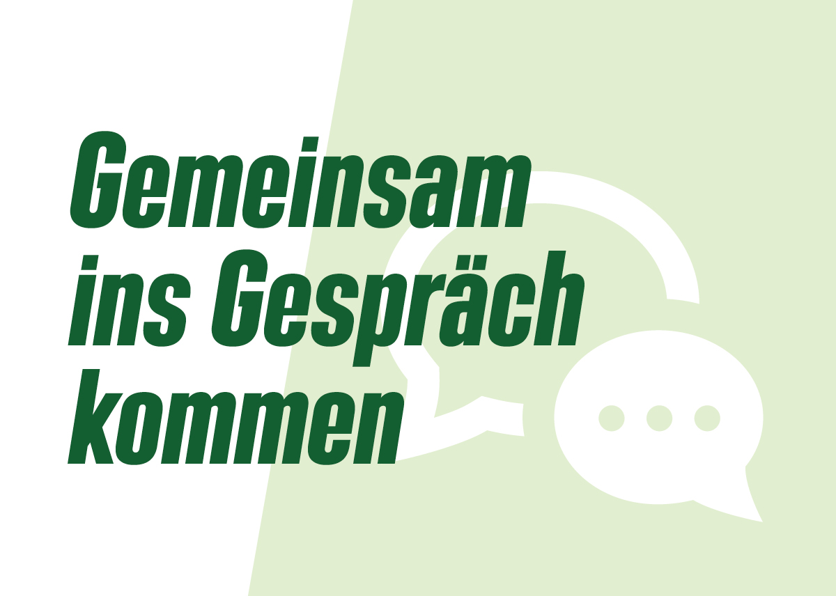 Bild Gemeinsam ins Gespräch kommen